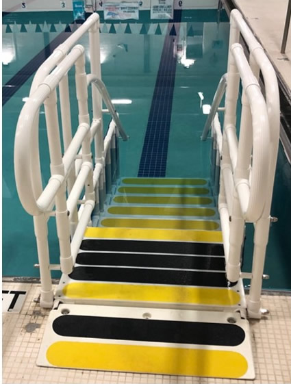 ADA Pool Ladder front